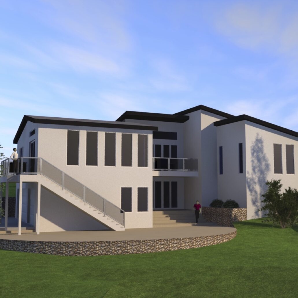 New 2-story residence in Unincorporated San Mateo County